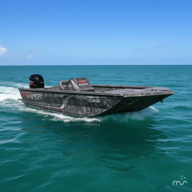 Slide: The Image of Reaper Boats 656 656 STEP TRANSOM 2026 - 1