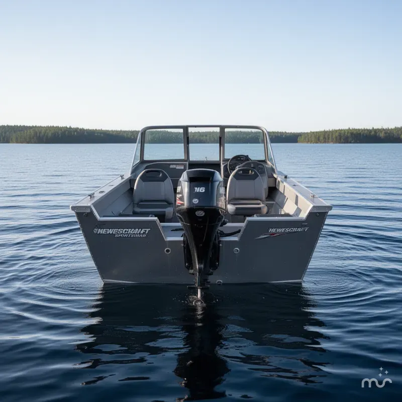 Slide: The Image of Hewescraft 160 Sportsman 2018 - 2