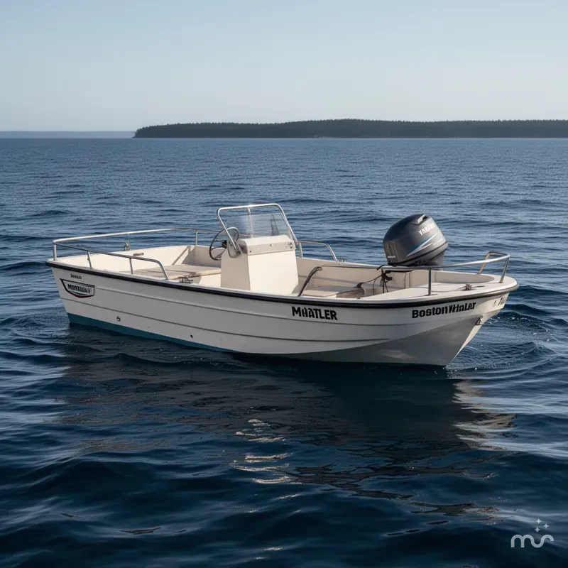 Slide: The Image of Boston Whaler 170 Montauk 1984 - 2