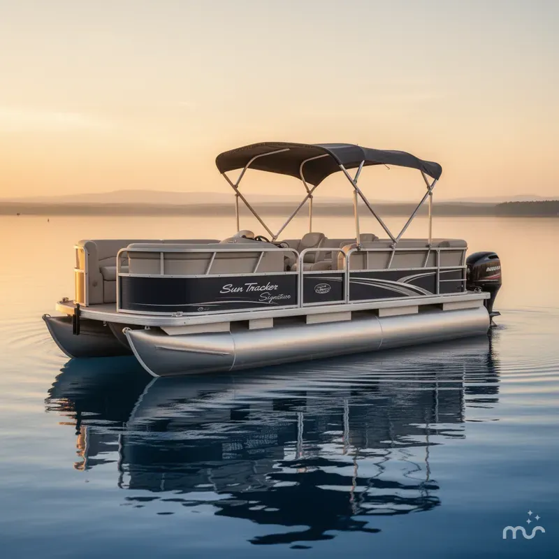 Slide: The Image of Sun Tracker PARTY BARGE 21 Signature Series 2006 - 0