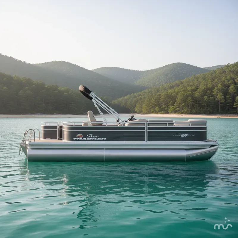 Slide: The Image of Sun Tracker Fishin' Barge 20 DLX 2025 - 2