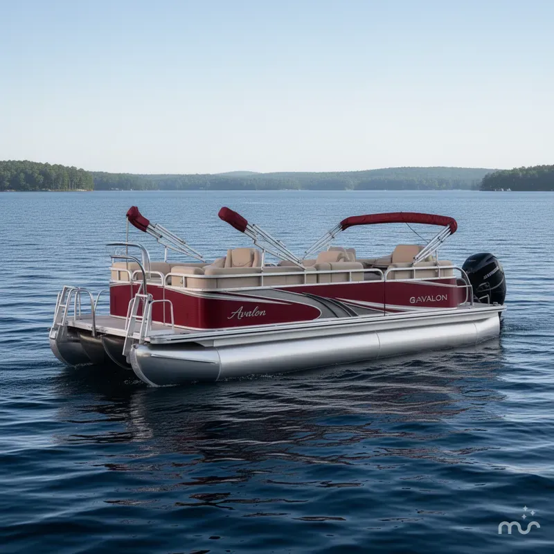 Slide: The Image of Avalon GS Quad Lounger - 23' 2020 - 0
