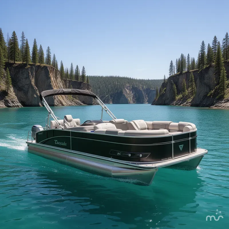The Image of Tahoe Cascade 2385 Cruise Rear Bench (CRB) & Honda 4-Stroke EFI 2025 - 0