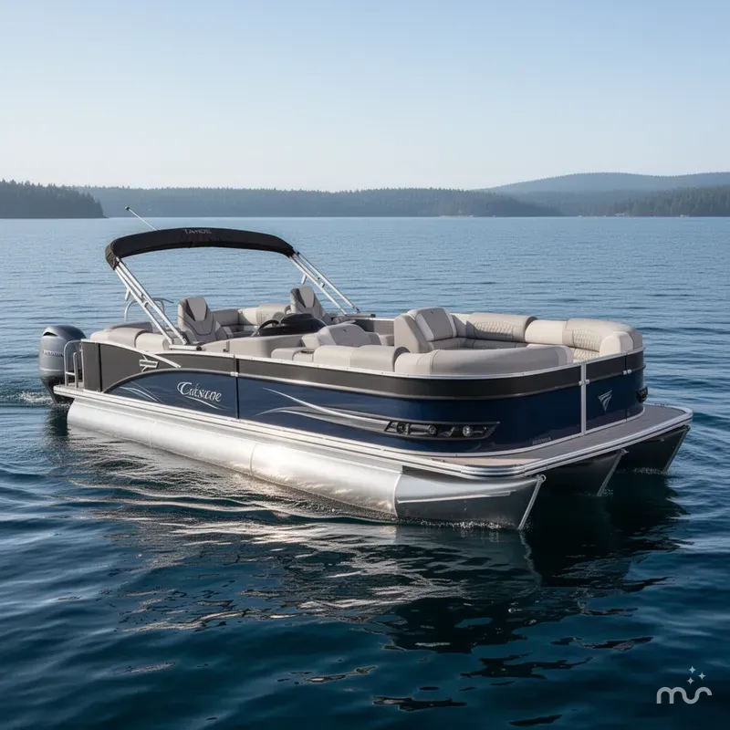 Slide: The Image of Tahoe Cascade 2385 Quad Lounge & Honda 4-Stroke EFI 2025 - 0