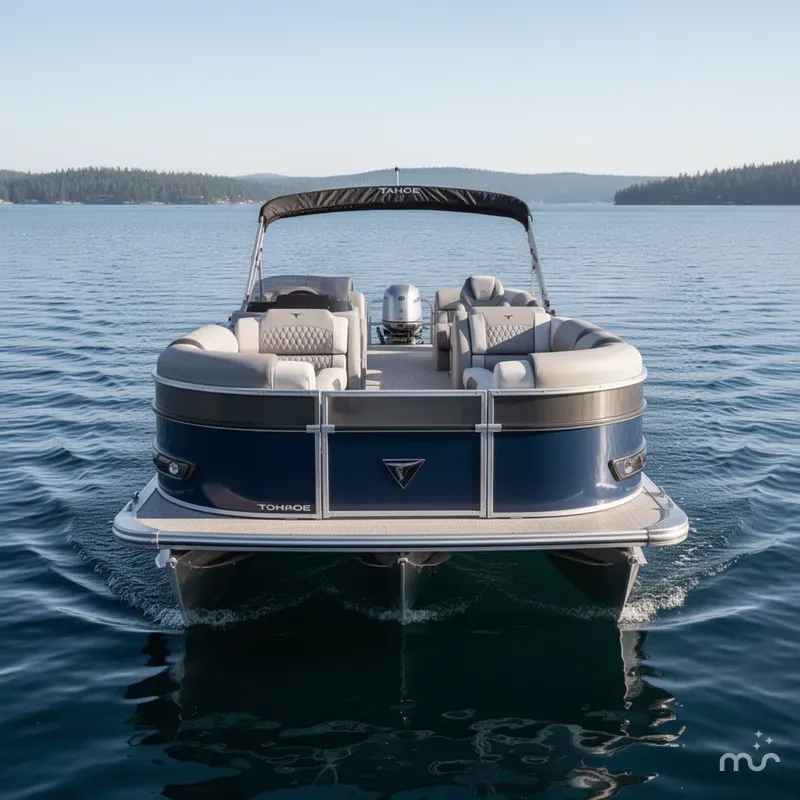 Slide: The Image of Tahoe Cascade 2385 Quad Lounge & Honda 4-Stroke EFI 2025 - 1