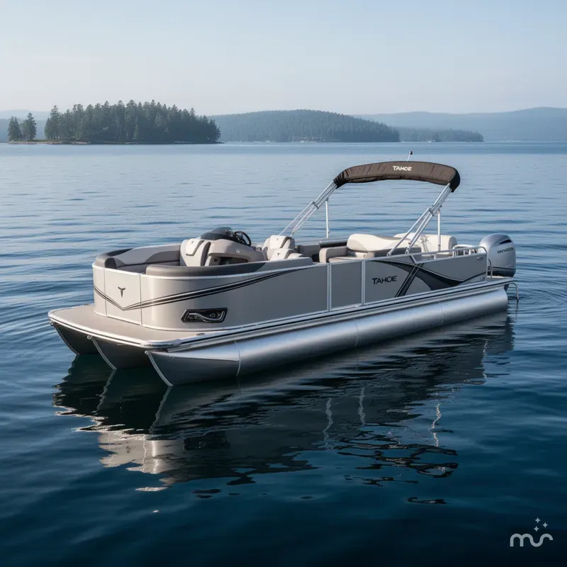 Slide: The Image of Tahoe LTZ 2385 Swingback (VRL) Pontoon & Honda 4-Stroke EFI 2025 - 0