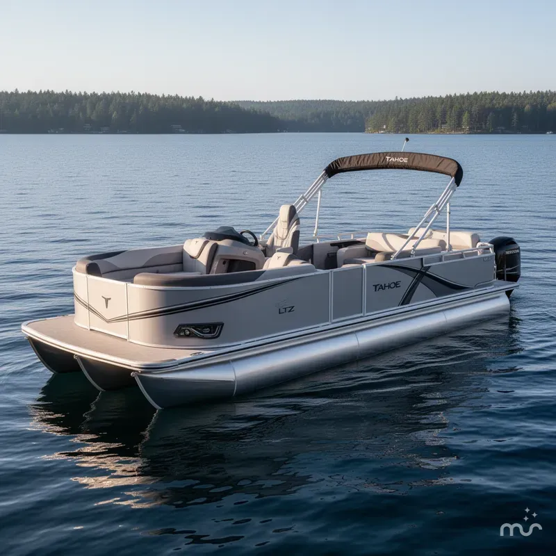 Slide: The Image of Tahoe LTZ 2385 Swingback (VRL) Pontoon & Honda 4-Stroke EFI 2025 - 1