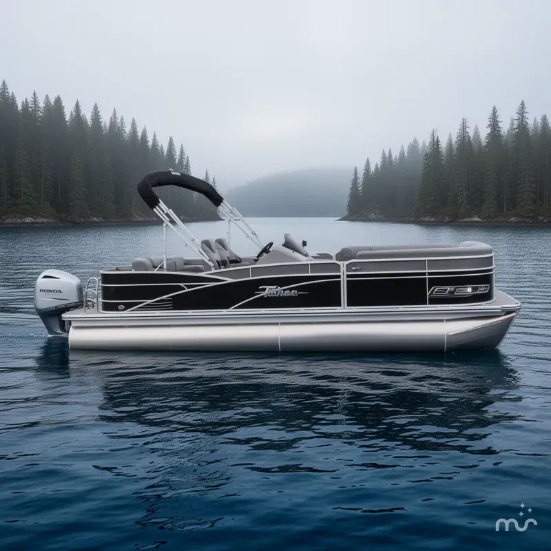 Slide: The Image of Tahoe Cascade 2385 VRL Swingback & Honda 140HP 4-Stroke EFI 2024 - 2