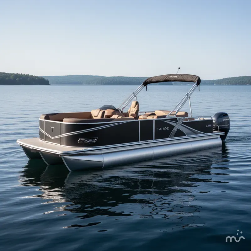 Slide: The Image of Tahoe LTZ 2385 VRB Swingback (VRB) & Honda 4-Stroke EFI 2025 - 2