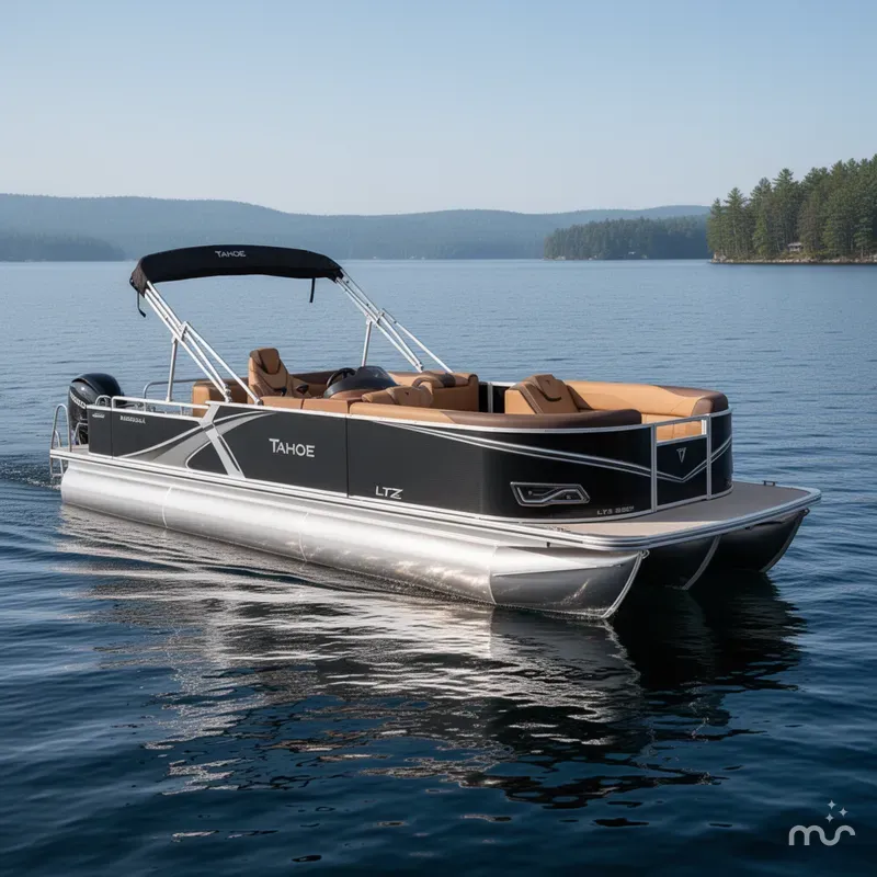 Slide: The Image of Tahoe LTZ 2385 Swingback (VRB) & Honda 4-Stroke EFI 2025 - 2