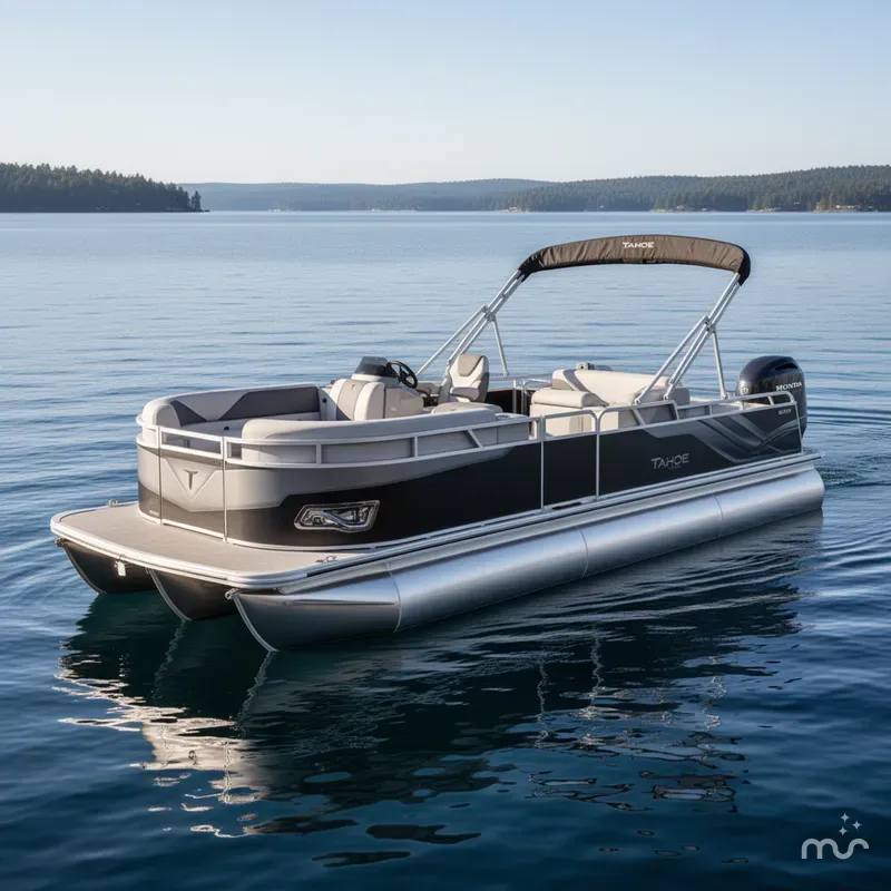 Slide: The Image of Tahoe Sport 2385 Swingback (VRB) & Honda 4-Stroke EFI 2025 - 2