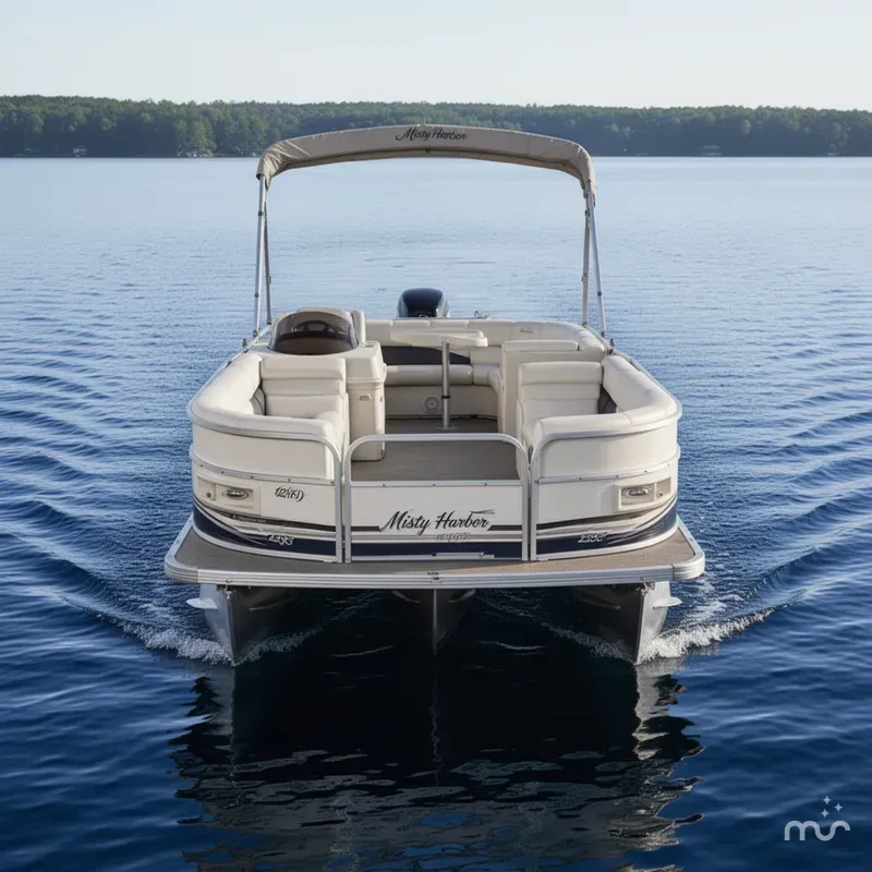 Slide: The Image of Misty Harbor 2285 GM Pontoon $12,995 2005 - 1
