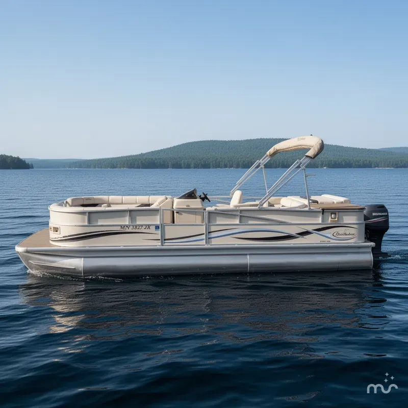 Slide: The Image of Misty Harbor 2285 GM Pontoon $12,995 2005 - 2
