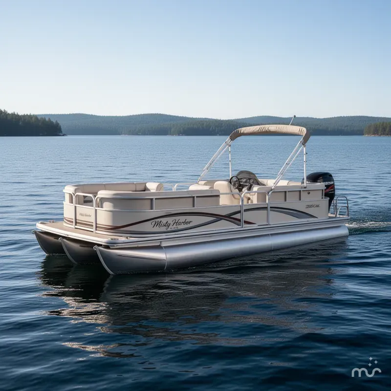 Slide: The Image of Misty Harbor 2285 GM Pontoon $12,995 2005 - 3