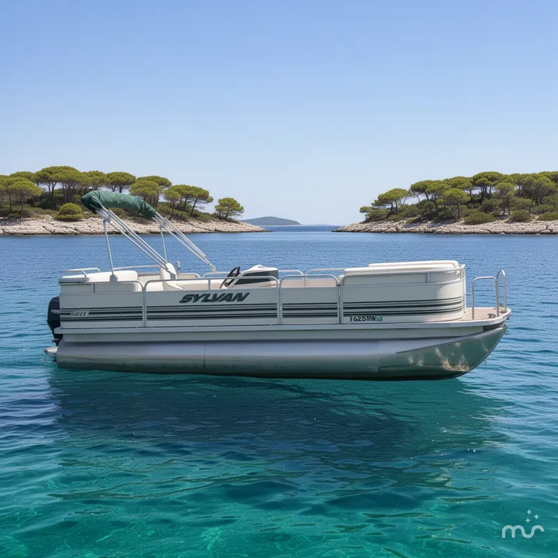 The Image of Sylvan Elite 820 w/New Tohatsu Engine and Single Axle Trailer Included 1999 - 0