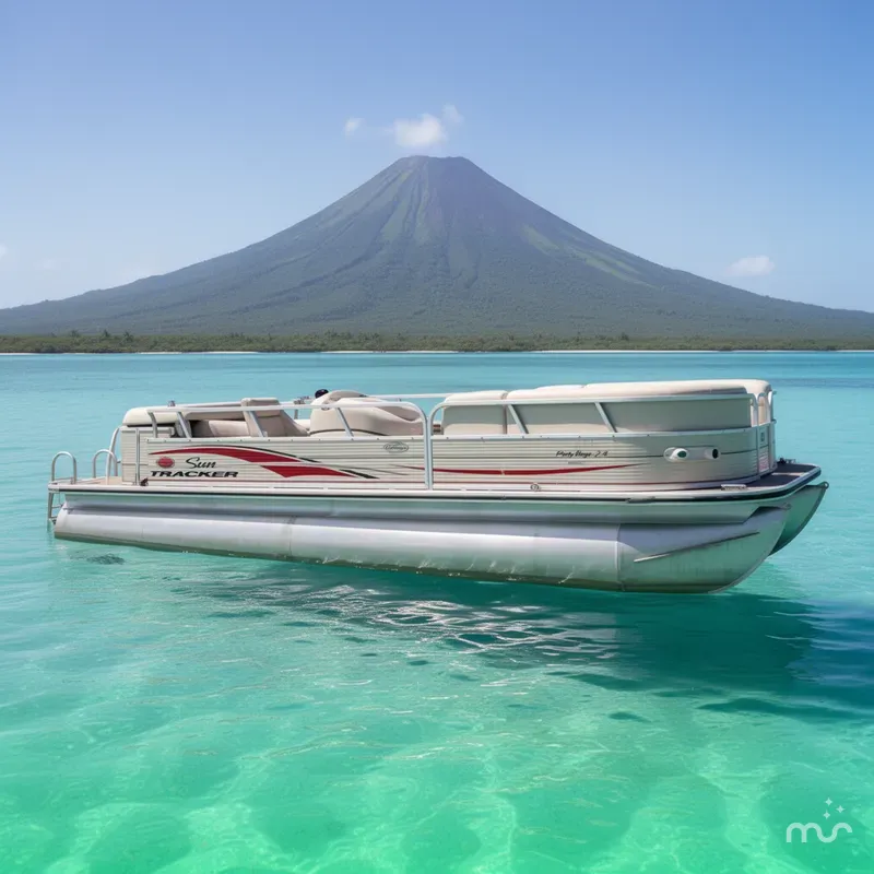 Slide: The Image of Sun Tracker Party Barge 24 2006 - 2