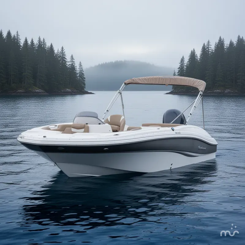 Slide: The Image of Hurricane SunDeck Sport 203 OB 2017 - 2