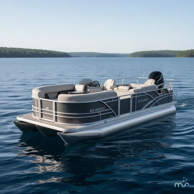 Slide: The Image of Sylvan 820 Party Fish Pontoon 2023 - 1