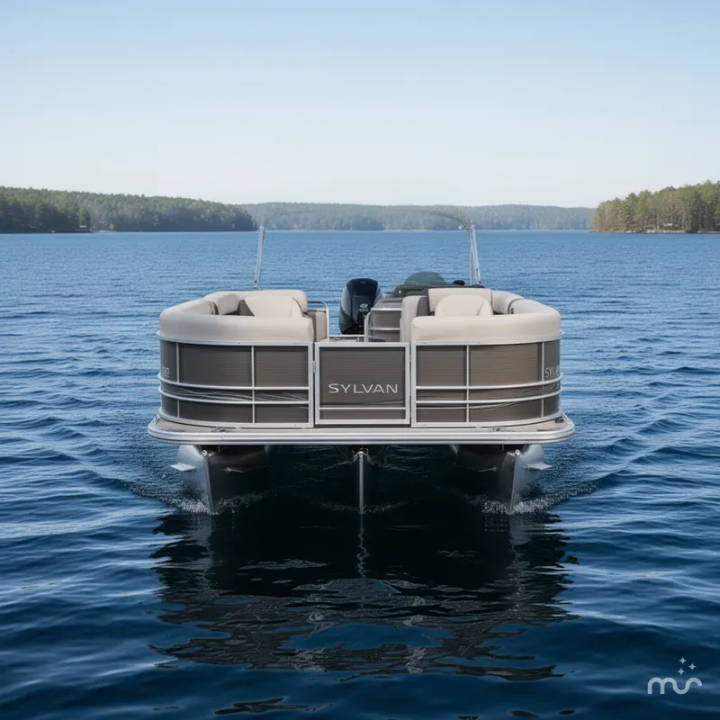 Slide: The Image of Sylvan 820 Party Fish Pontoon 2023 - 2