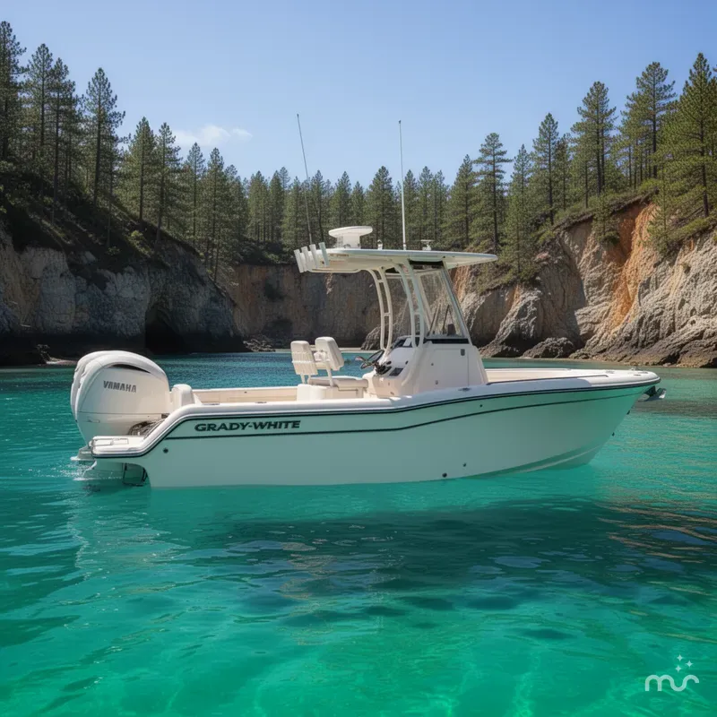 Slide: The Image of Grady-White Fisherman 216 2026 - 2