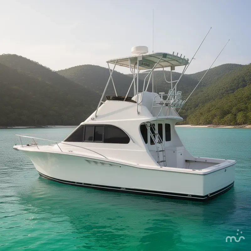 Slide: The Image of Luhrs Tournament 320 Convertible 1992 - 2