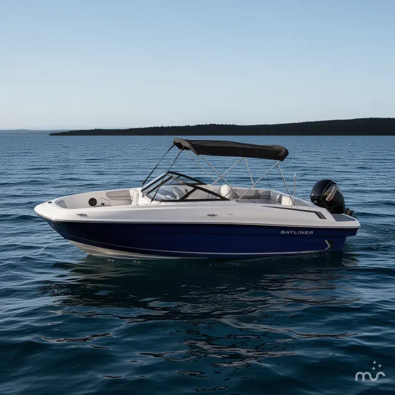 Slide: The Image of Bayliner VR4 Bowrider OB 2025 - 1