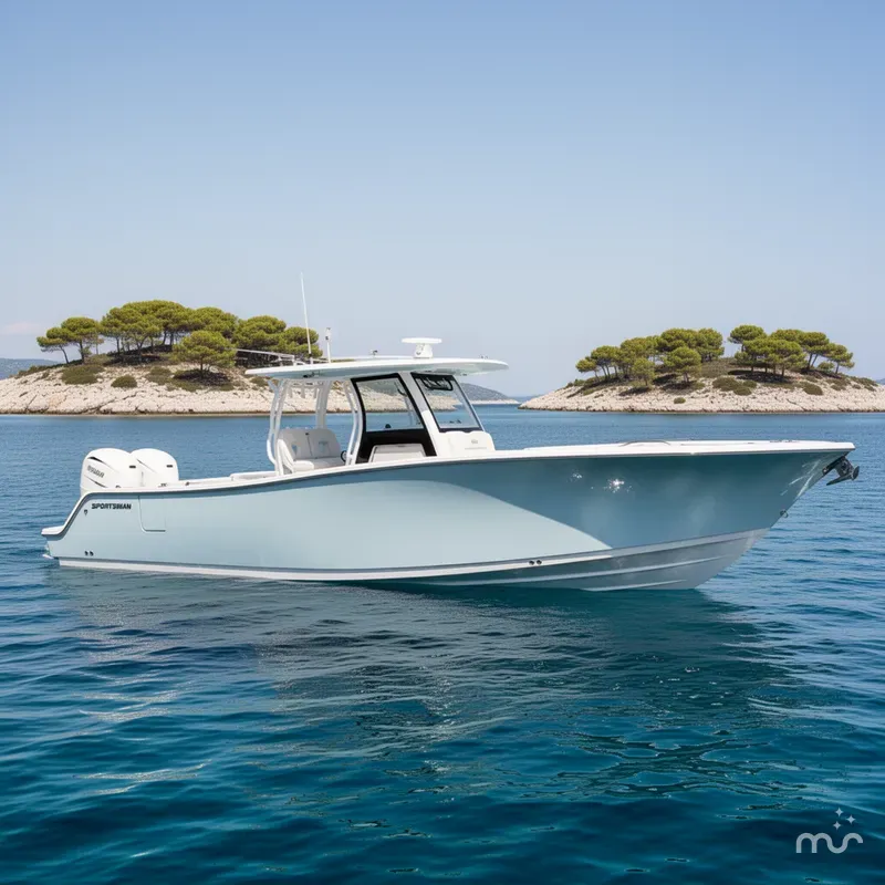 Slide: The Image of Sportsman Open 322 Center Console 2025 - 2