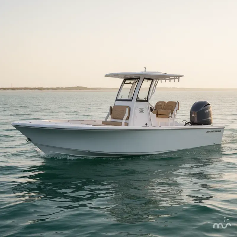 Slide: The Image of Sportsman Masters 247OE Bay Boat 2025 - 0
