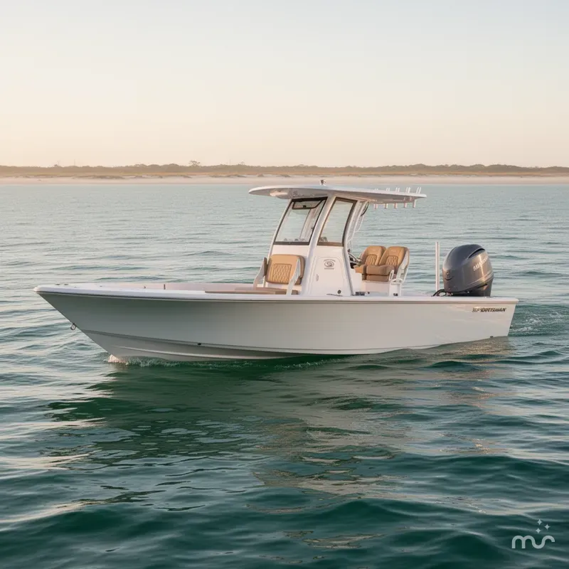 Slide: The Image of Sportsman Masters 247OE Bay Boat 2025 - 2
