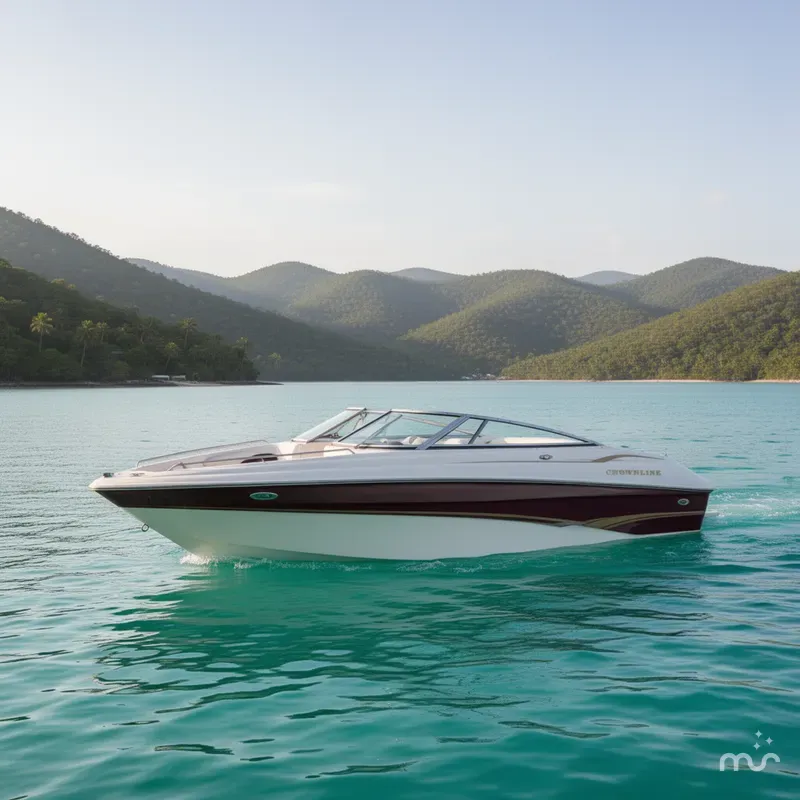 Slide: The Image of Crownline Boats 192 4.3 V6 Open Bow Runabout 2000 - 4
