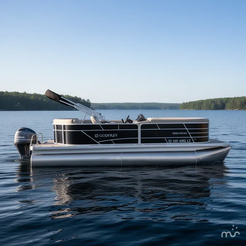 Slide: The Image of Sweetwater SW 2086 Cruise Pontoon With 70HP Yamaha 4-S EFI 2020 - 0