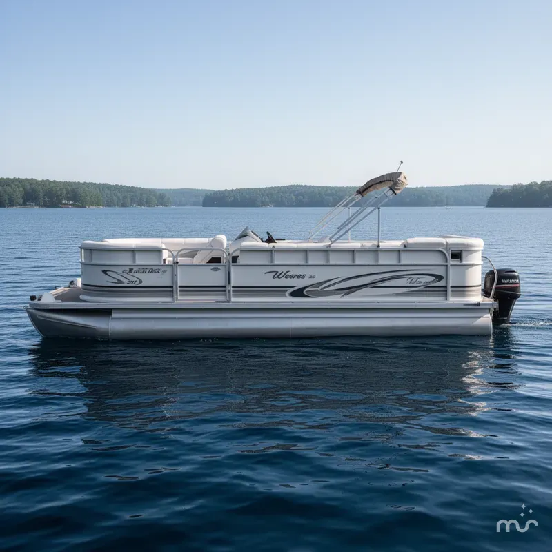 Slide: The Image of Weeres 220 Sun Deck SE Pontoon 2003 - 0