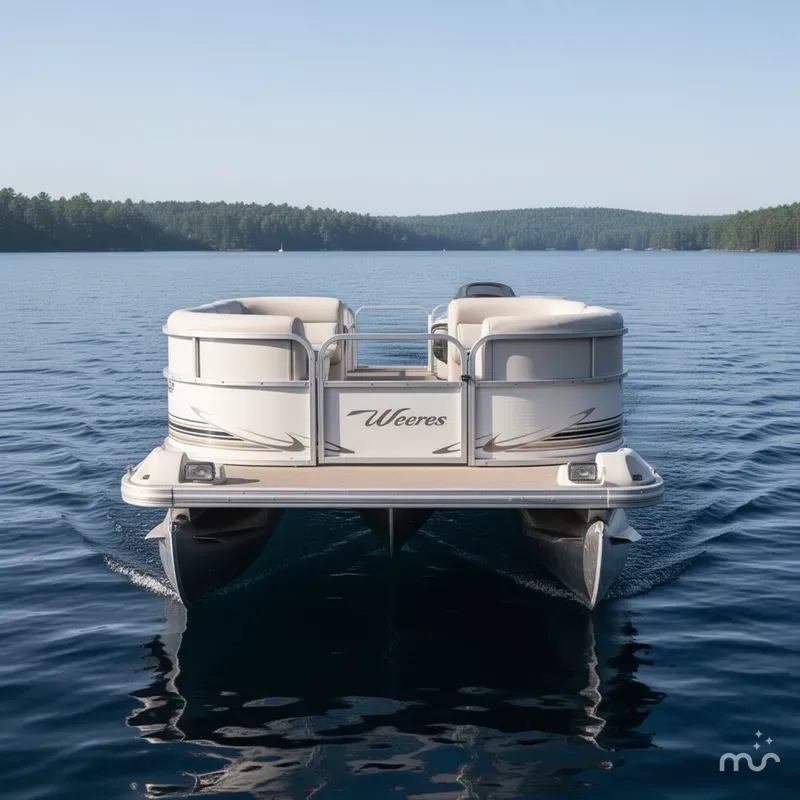 Slide: The Image of Weeres 220 Sun Deck SE Pontoon 2003 - 2