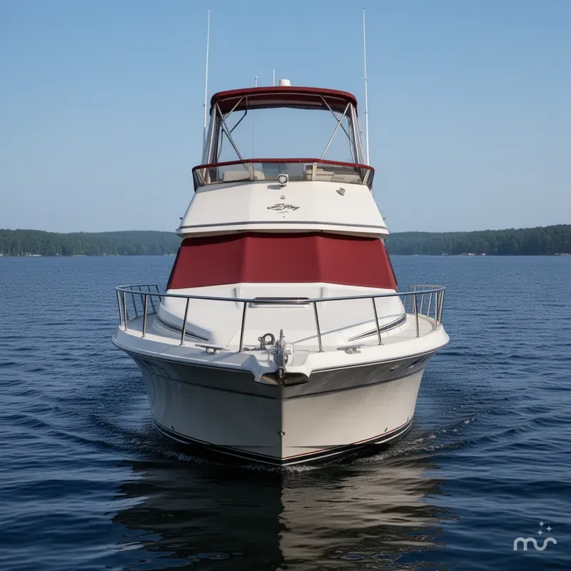 Slide: The Image of Sea Ray 340 Sedan Bridge 1988 - 1