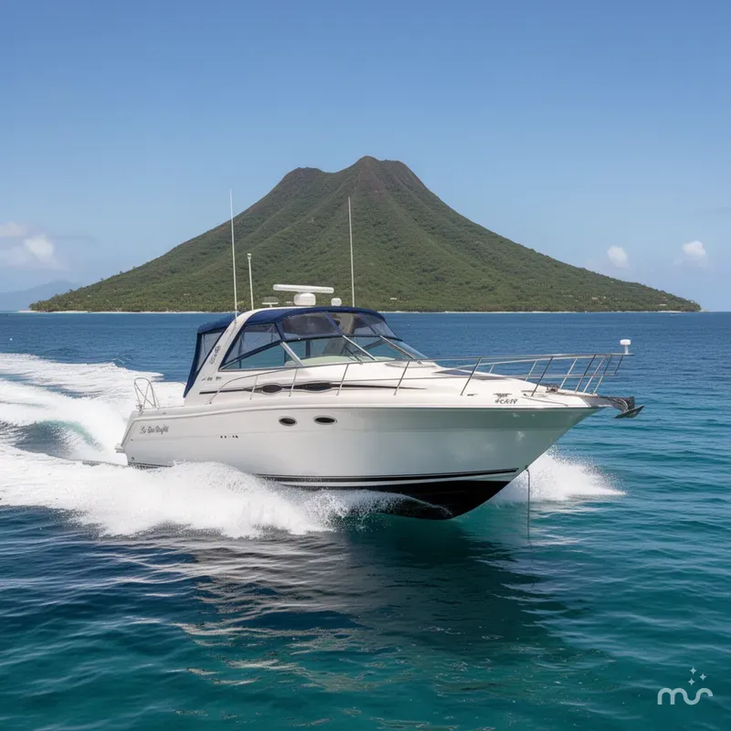 Slide: The Image of Sea Ray 330 Express Cruiser 1997 - 2