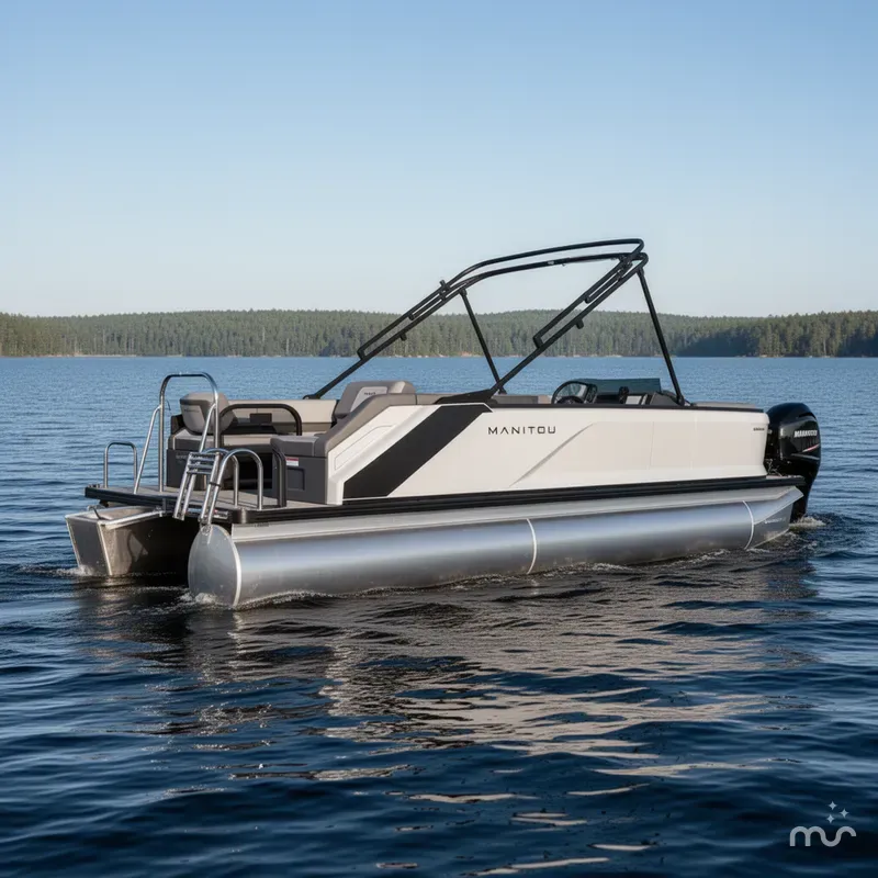 Slide: The Image of Manitou Cruise 22 Switchback Twin Tube 2025 - 0
