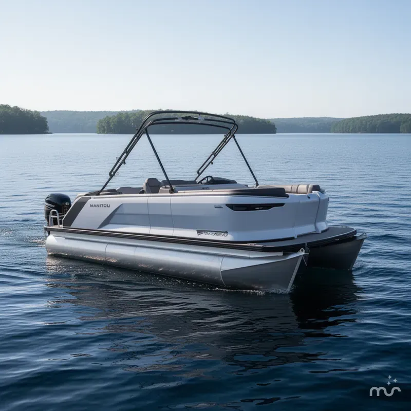 Slide: The Image of Manitou Cruise 22 Switchback Twin Tube 2025 - 1