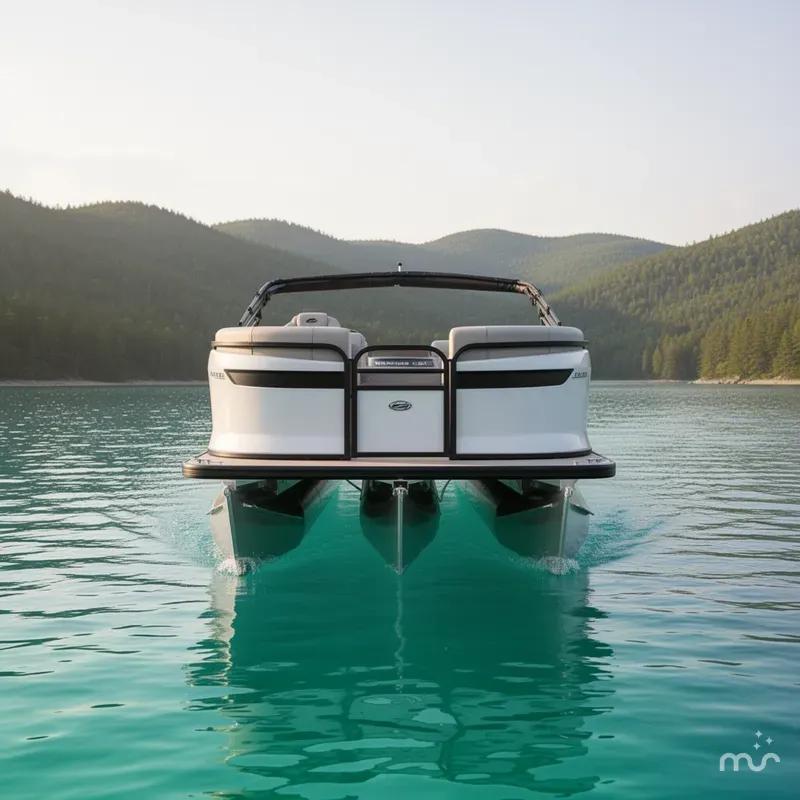 Slide: The Image of Manitou Cruise 20 MAX Bench Twin Tube 2025 - 1