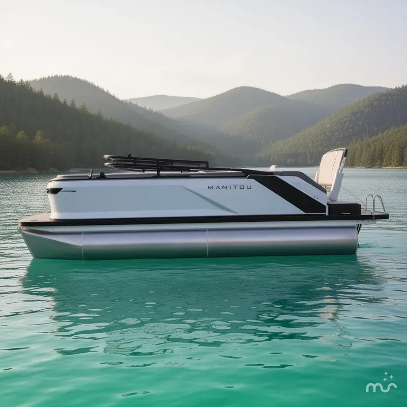 Slide: The Image of Manitou Cruise 20 MAX Bench Twin Tube 2025 - 2
