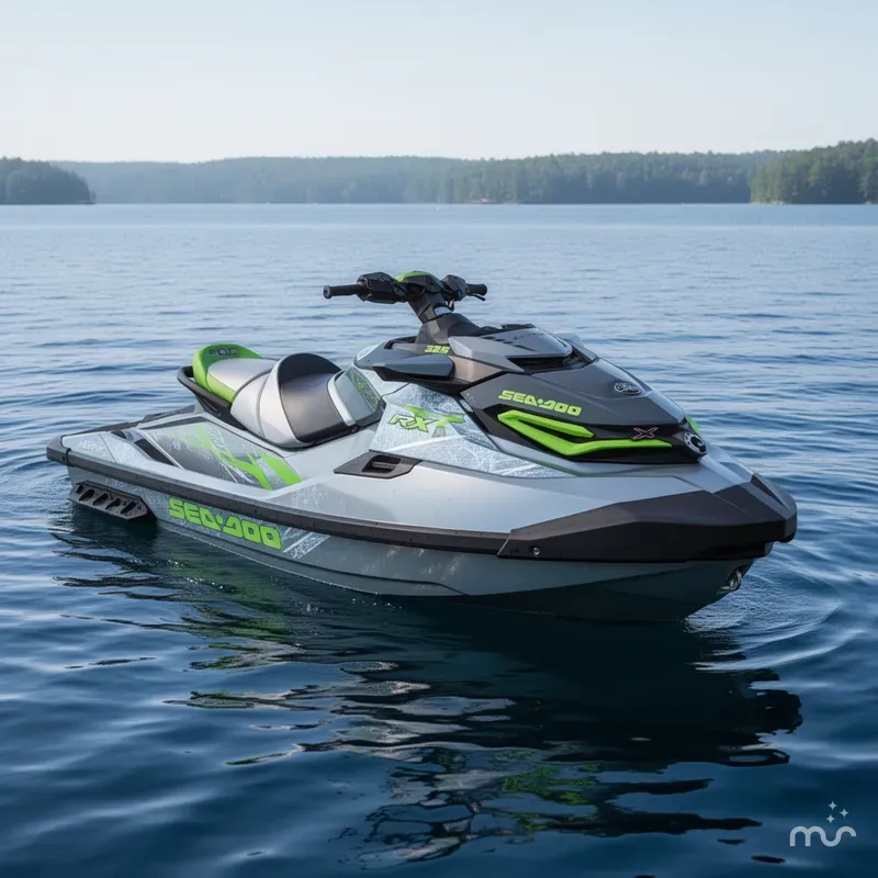Slide: The Image of Sea-Doo RXT-X™ 325 Ice Metal / Manta Green 2025 - 0