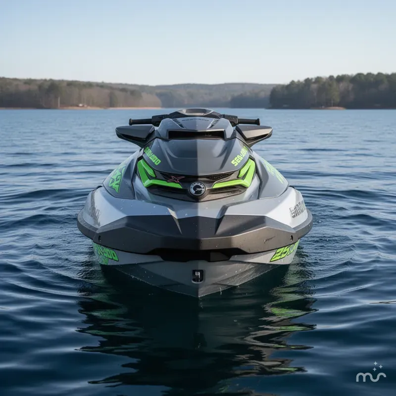 Slide: The Image of Sea-Doo RXT-X™ 325 Ice Metal / Manta Green 2025 - 2