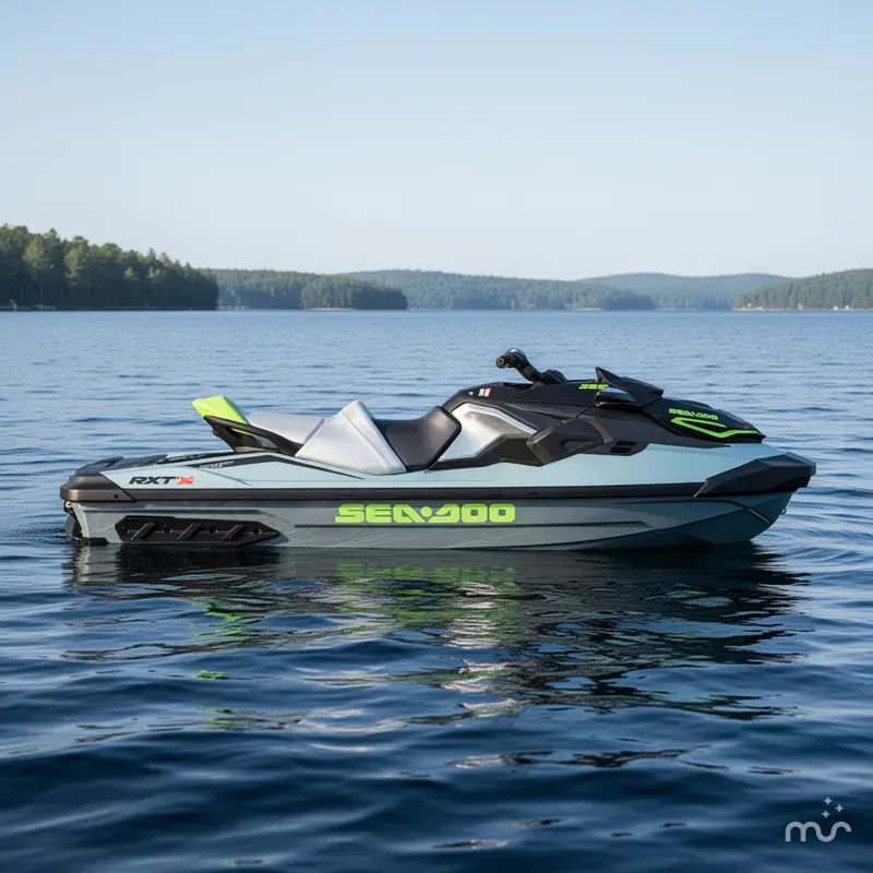 Slide: The Image of Sea-Doo RXT-X™ 325 Ice Metal / Manta Green 2025 - 2
