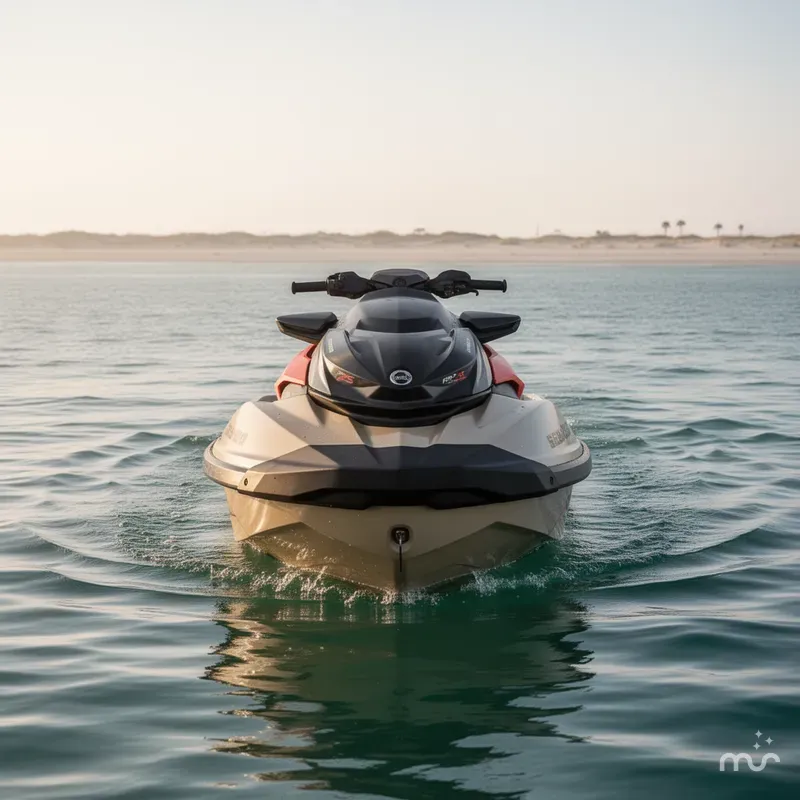 Slide: The Image of Sea-Doo RXP-X™ 325 Tech, BRP Premium A, iBR Metallic Tan 2025 - 1