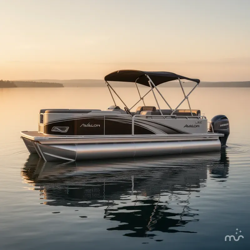 Slide: The Image of Avalon LSZ Cruise Rear Bench 23 FT 2025 - 1