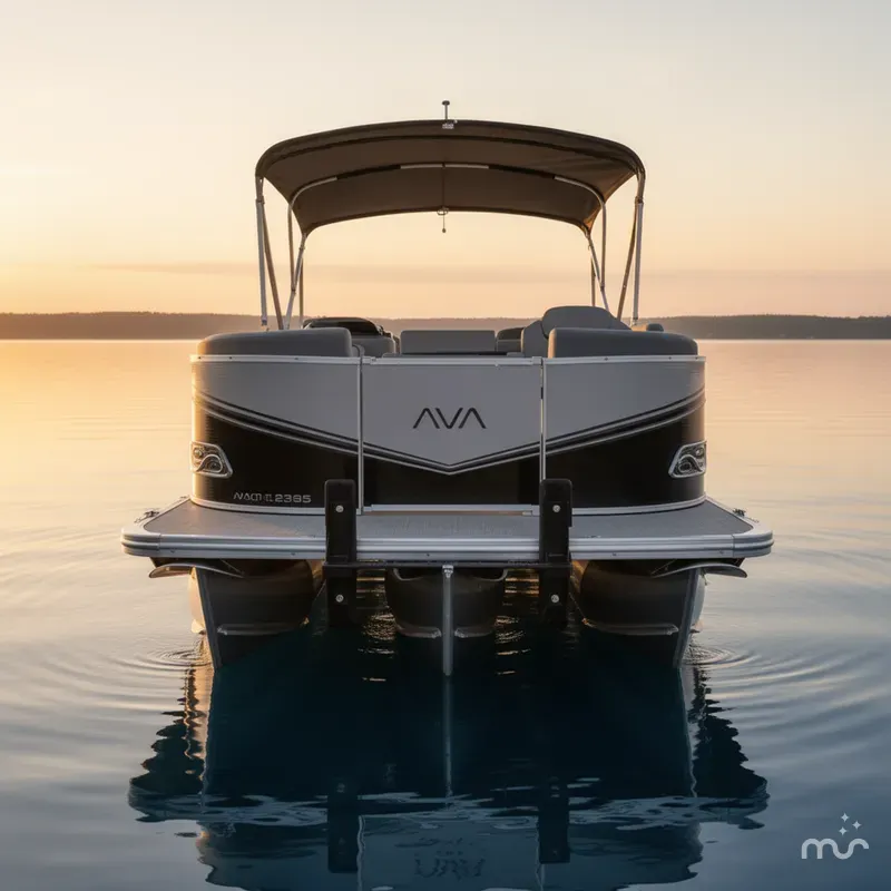 Slide: The Image of Avalon LSZ Cruise Rear Bench 23 FT 2025 - 2
