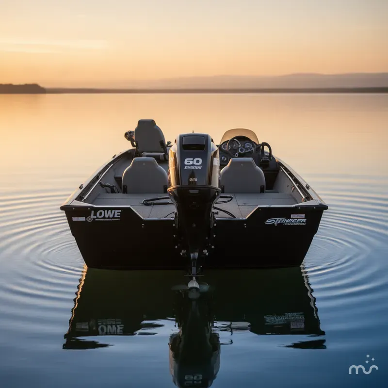 Slide: The Image of Lowe 175 Stinger / Mercury 60Hp Outboard / Trolling Mot 2016 - 1