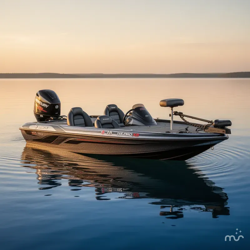 Slide: The Image of Stratos 186 Bass Boat Pkg / Mercury 115 PRO XS 2015 - 0