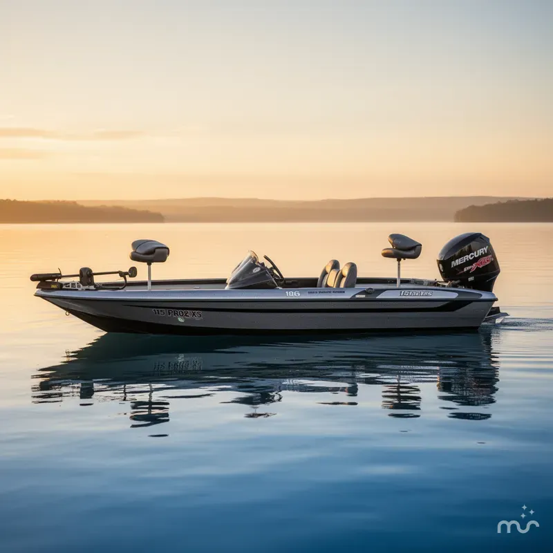Slide: The Image of Stratos 186 Bass Boat Pkg / Mercury 115 PRO XS 2015 - 1