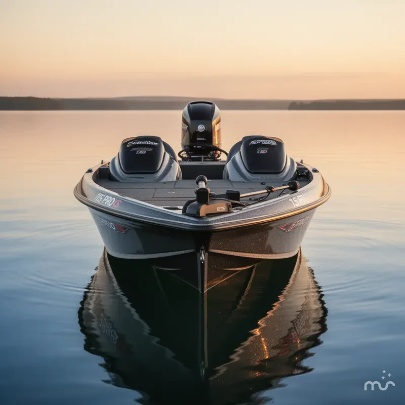 Slide: The Image of Stratos 186 Bass Boat Pkg / Mercury 115 PRO XS 2015 - 2