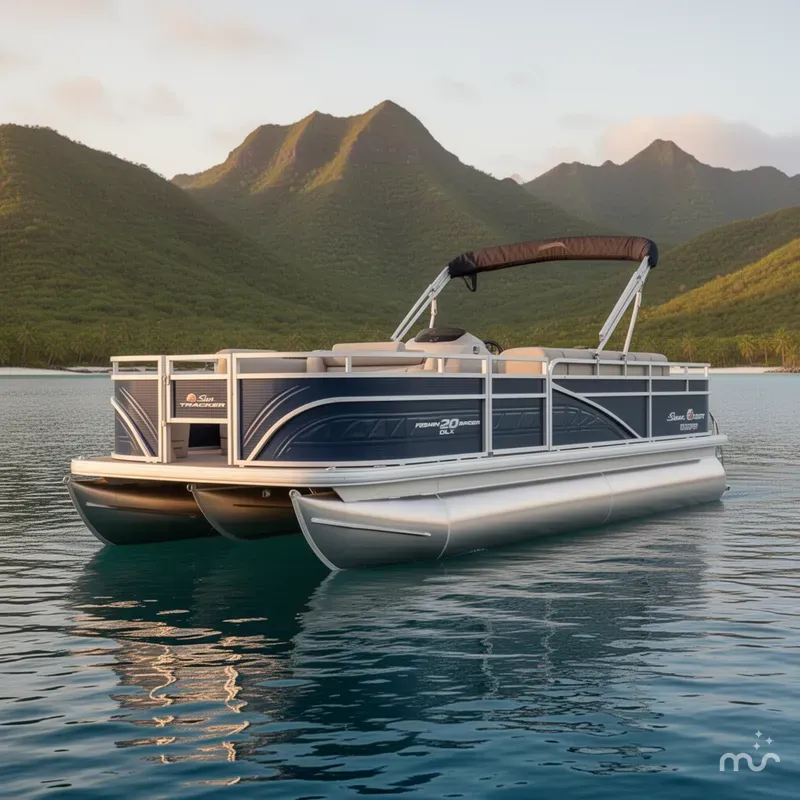 Slide: The Image of Sun Tracker Fishin' Barge 20 DLX 2024 - 2